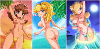 ass bikini breasts nipples nude photoshop princess daisy princess peach  rosalina sigurdhosenfeld summer super mario swimsuit topless | konachan.com  - Konachan.com Anime Wallpapers