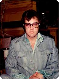 Elvis Presley at Graceland in 1976
