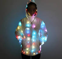Colorful Coat LED Luminous Costume Dancing Clothes LED Lighting Jacket  Suits Christmas Event Party Light Up Couple Set Clothing - AliExpress  200000532