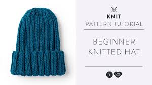 Easy knit patterns for beginners and knitters are all levels. How To Knit A Hat Beginner Knitting Tutorial With Yarnspirations Youtube