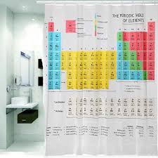 Periodic Table Shower Curtain In 2020 Periodic Table Periodic Table Of The Elements Science Gifts