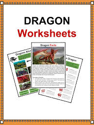 Dragon Facts Worksheets Mythical Creature History For Kids