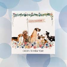 2020 Calendar Square Calendar Desk Calendar Dog And Cat Calendar 5x5 Cat Calendar Congratulations Card Calendar