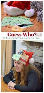 Guess Who A Fun Christmas Game To Play Kid Friendly Things To Do Fun Christmas Games Fun Christmas Party Games Holiday Party Games