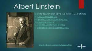 Albert Einstein Die Fünf Berühmtesten Erfindungen Von Albert