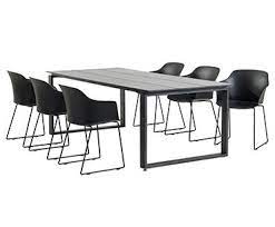 Easyfashion pack of 4 metal dining chairs for indoor outdoor bistro cafe black. Garden Furniture Lounge Sets Garden Dining Essentials Jysk Ireland