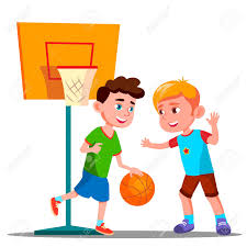Check spelling or type a new query. Two Boys Playing Basketball On The Playground Together Vector Royalty Free Cliparts Vectors And Stock Illustration Image 126552767