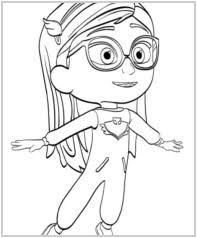 Dibujo de cacahuate para colorear. Pj Mask Para Pintar Dibujos Para Imprimir Y Colorear