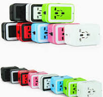 UK Plug Wonpro Universal Travel Adapter with 4 Outlets and 2 USB Ports  Multi Port Design Worldwide Use