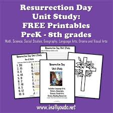 Resurrection Day Unit Study Prek 8 In All You Do Resurrection Day Study Unit The Unit
