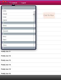 Iphone Ipad Contact List Filter By Khanhtruong Contact List Ipad Filters