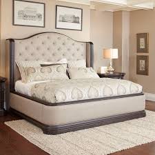 An updated take on a sheltering wingback, our harper upholstered low bed creates a cozy backdrop for layered bedding and pillows. Ravena Upholstered Wing Bed By Pulaski Furniture Furniturepick