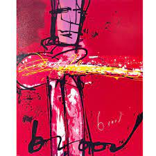Kies zelf de maat en het materiaal. Zeefdruk Purple Haze Herman Brood Te Koop Bij Amersfoort Art