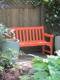 An outdoor bench is a great way to enhance the look of gardens, decks, and patios, and provides a as stated, wooden benches, whether oiled, varnished, or painted will need to be refinished annually. Garden Design Details Painted Wood Outdoor Garden Bench Diy Bench Outdoor Painted Outdoor Furniture