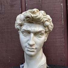 Gino Ruggeri Bust of King David Sculpture