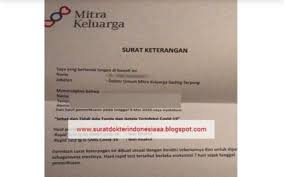 Surat keterangan dalam foto tersebut diduga dikeluarkan oleh sebuah rumah sakit swasta, yaitu rs mitra keluarga. Perdagangan Surat Keterangan Bebas Corona Tokopedia Klaim Tak Ada Transaksi Kabar24 Bisnis Com