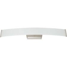 Bathroom vanity lights are ideal to place above or beside your mirror. Good Earth Lighting Seattle 32 Curved Led Vanity Brushed Nickel Hd Supply