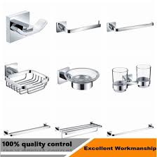 Stainless steel bathroom accessories are a fabulous way to smarten up a bathroom quickly and without too much expense. Premium Stainless Steel Bathroom Accessories Of Towel Rack China Bathroom Accessory Bathroom Fittings Made In China Com