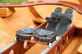 Sliding Seat Rigger Hardware Kit With Carbon Fibre Seat Riggers Carbon Fiber Rowing Shell