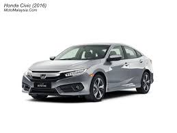 Use cloudhax car portal to compare prices between dealers and learn about honda civic prices, specs and the civic has come a long way since then and you'll be pleased to hear that you can pick up one fairly cheaply to use when zipping around malaysia. Honda Civic 2016 Exterior View All Honda Car Models Types