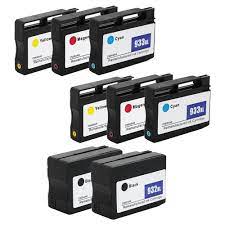 Make sure you buy from a reputable this professionally remanufactured ld cartridge for hp 932xl also has a 'smart chip' that makes continuous adjustments to optimize print. 8pk 931xl 933 Xl Ink Cartridge For Hp Officejet 7612 6700 7110 6600 6100 7610 654367976920 Ebay