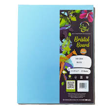 BriCha Bristol Board 180 GSM Blue (25 Sheets) – Belair Testing Site