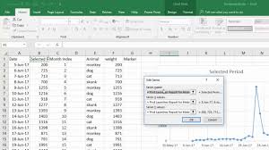 change horizontal axis values in excel 2016 absentdata