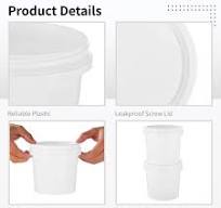 Amazon.com: 20 PCS Paint Buckets with Lids, 1 L Plastic ...