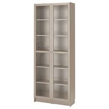 12 hacks for turning your old ikea billy bookcase into something special. Billy Bookcase With Glass Doors Grey Metallic Effect 80x30x202 Cm Ikea