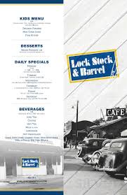 Maybe you would like to learn more about one of these? Lock Stock Barrel Menu In Decatur Illinois Usa