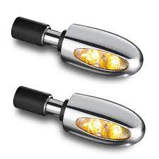led 2er set lenkerendenblinker blinker fur lenker kellermann bl1000 chrom 120100 ebay