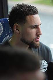 A Close Up Shot Of Klay Thompson Of Team Lebron Riding The Bus To The Klay Thompson Thompson Nba Champions