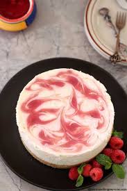 Cheesecake 32 ounces (905 grams) cream cheese, very soft at room temperature 1 1/2 cups (300 grams) granulated sugar pinch of salt 1 teaspoon pure vanilla extract 4 large eggs, room temperature. Instant Pot Raspberry Swirl Eggless Cheesecake Cooking Carnival