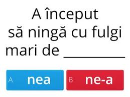 „nimeni nu mai vorbește despre altceva. Ortogramele Nea Ne A Resurse Didactice