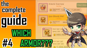 As a new or returning player, it can be difficult to navigate the maple world and find monsters suitable for training at your current level. Maplestory M Beginner S Guide To Armor Youtube