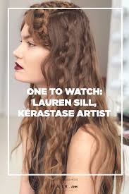 One To Watch Lauren Sill Kerastase Artist Professional Stylist Latest Hair Trends Braids For Short Hair