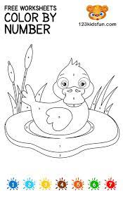 You will love these color by number free printable coloring pages. Free Color By Number Printable Coloring Pages For Kids 123 Kids Fun Apps