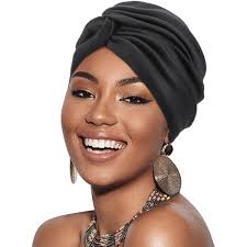 Turban Vintage Style (White) : Amazon.co.uk: Fashion