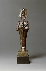 Beeld van Osiris met inscriptie van Asetirdis | Rijksmuseum van Oudheden
