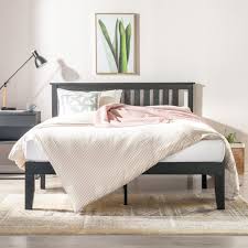 Mellow Marley Solid Wood Platform Bed With Paneled Headboard Ebony Black King Walmart Com Walmart Com Shop wood bed frame kings from article and bring effortless style to your home with our beautiful mid century modern furniture and decor. mellow marley solid wood platform bed with paneled headboard ebony black king