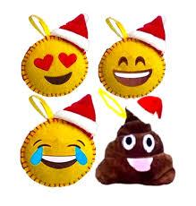 Ornament Emoji Xmas Christmas Emojis Toptrenz Emoji Bag Emoji Pillows Emoji