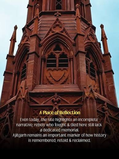 A monument with two names and two perspectives.🏦 Built in 1863 to honour the British side of the 1857 uprising, it was renamed in 1972 to reclaim the narrative.📖 Delhi's history lives