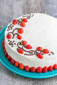 These strawberries are made from strawberry flavored gelatin, coconut and colored sugar crystals. Strawberry Cake Recipe Natashaskitchen Com