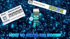 However, when the fence is removed, it floats into the air. How To Make Ice Bomb Minecraft Tutorial