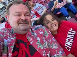 Me and my 5 1/2 year old at GABP! Go Reds!