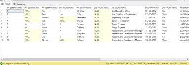 Import and Export data using R and SQL Server