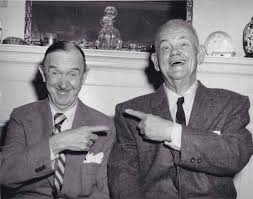 Una delle ultime foto di Stan Laurel e Oliver Hardy, il ...
