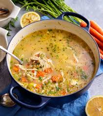 The soup is thickened with eggs, and its flavor is brightened with lemon. Lemon Chicken Soup With Orzo The Chunky Chef