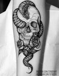 70 Ideas Tattoo Snake Flower Skulls For 2019 Tatowierungen Schadel Tattoo Tattoos Fur Jungs