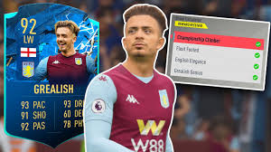 Updated list featuring all fifa 21 squad building challenges, its individual and group rewards, start/end dates and requirements. Grealish Fifa 20 Tots Moments Player Review Youtube